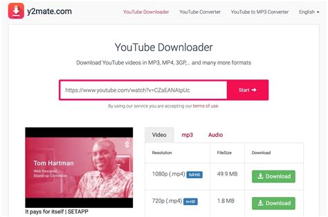 Y2Mate YouTube Downloader